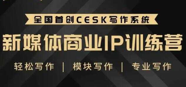 自媒体运营培训课程,新媒体商业IP训练营,轻松写作赚钱-课程网