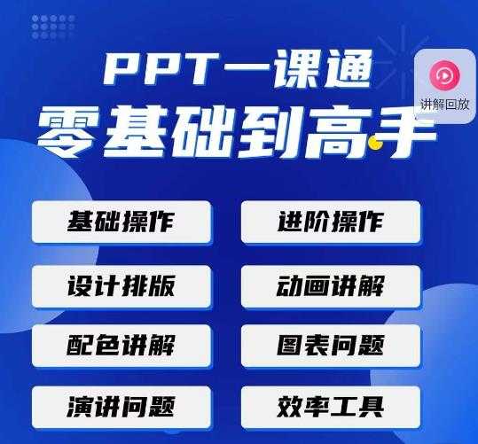 图片[1]-PPT·一课通·0基础到高手：通俗易懂快速掌握PPT的各种应用场合-课程网